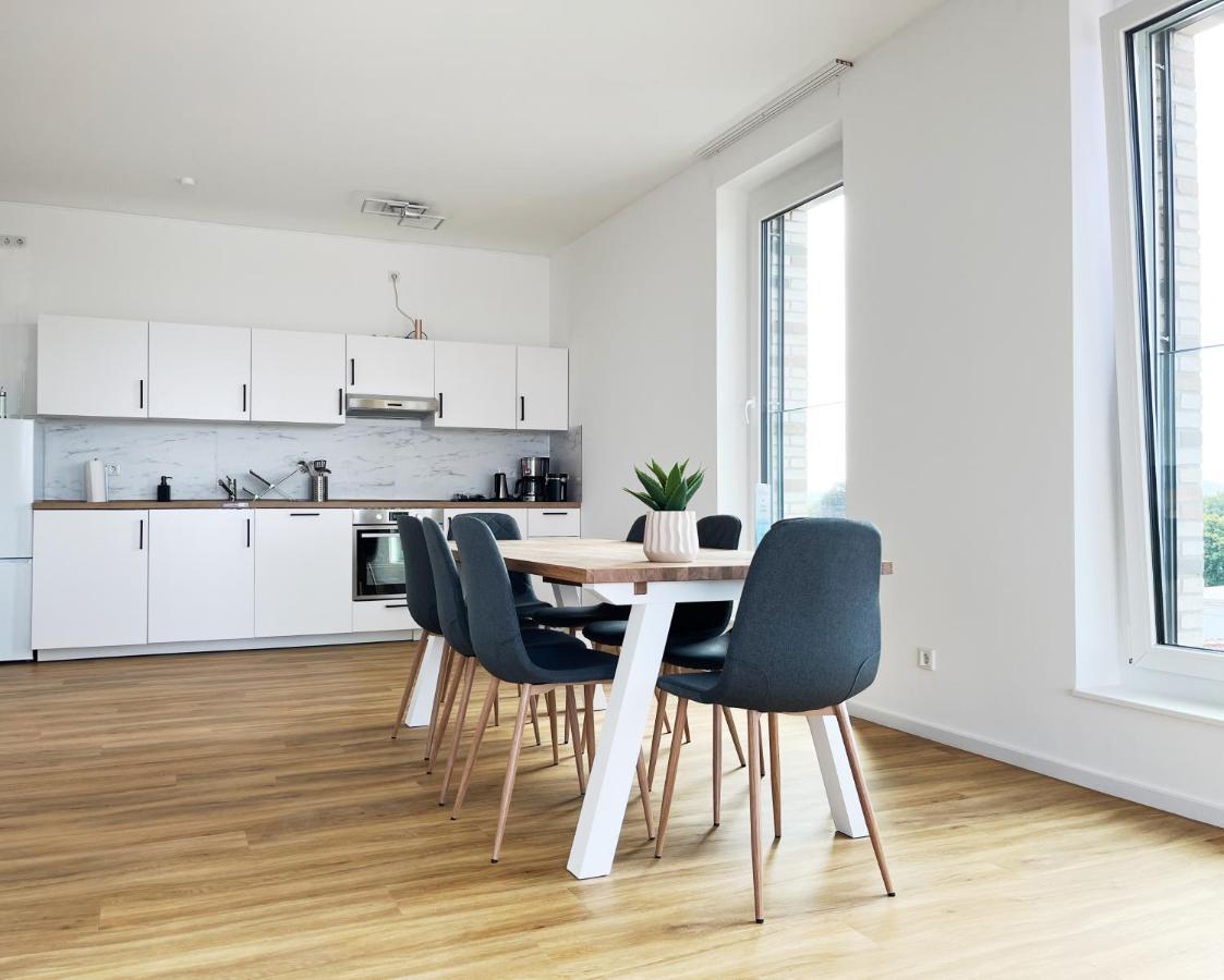 Moderne Apartments Im Herzen Der Stadt I Private Tiefgarage Mit Ladesaeulen I Home2Share Ibbenbüren エクステリア 写真
